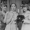 (L-R) Actresses Mary Beth Hurt, Lizbeth Mackay and Mia Dillon with a telephone in a scene from the Broadway production of the play "Crimes Of The Heart.".