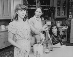 (R-L) Actresses Mary Beth Hurt, Lizbeth Mackay and Mia Dillon in a scene from the Broadway production of the play "Crimes Of The Heart.".