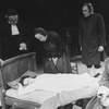 (L-R) Actors Ben Hammer, Jerome Dempsey, Alexandra Stoddart, Aline MacMahon, Sydney Walker and Pamela Payton-Wright in a scene from the Lincoln Center Repertory revival of the play "The Crucible"