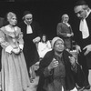 (L-R) Actors Sydney Walker, Pamela Payton-Wright, Jerome Dempsey, Alexandra Stoddart, Theresa Merritt, Ben Hammer and Philip Bosco in a scene from the Lincoln Center Repertory revival of the play "The Crucible"