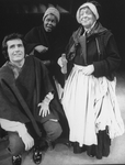 (L-R) Actors Richard Kline, Theresa Merritt and Aline MacMahon in a scene from the Lincoln Center Repertory revival of the play "The Crucible"