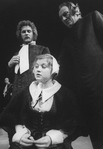 (L-R) Actors Robert Foxworth, Nora Heflin and Sydney Walker in a scene from the Lincoln Center Repertory revival of the play "The Crucible"
