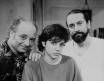 (L-R) Actors Burt Young, Ralph Macchio and Robert DeNiro in a scene from the NY Shakespeare Festival production of the play "Cuba And His Teddy Bear.".