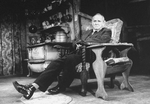 Actor Barnard Hughes in a scene from the Broadway production of the play "Da.".