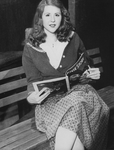 Actress Mia Dillon in a scene from the Broadway production of the play "Da.".