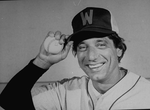 Football player-turned-actor Joe Namath in a scene from the Jones Beach Theatre production of the musical "Damn Yankees"