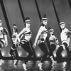 (4L-5L) Dancers Ann Reinking and Sandahl Bergman with others performing a number from the Broadway production of the musical "Dancin'.".