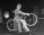 Actress Priscilla Lopez as Harpo Marx in a scene from the Broadway production of the musical "A Day in Hollywood/A Night in the Ukraine"