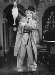 Actress Priscilla Lopez as Harpo Marx in a scene from the Broadway production of the musical "A Day in Hollywood/A Night in the Ukraine"