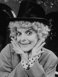 Actress Priscilla Lopez as Harpo Marx in a scene from the Broadway production of the musical "A Day in Hollywood/A Night in the Ukraine"