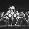 (L-R) Actors David Garrison, Priscilla Lopez, Peggy Hewett, Kate Draper, Stephen James and Frank Lazarus in a scene from the Broadway production of the musical ""A Day in Hollywood/A Night in the Ukraine"