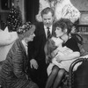 (L-R) Actors Margaret Hilton, Gary Waldhorn, Joanna Gleason, Tenney Walsh and Stockard Channing in a scene from the Broadway revival of the play "A Day In The Death Of Joe Egg"