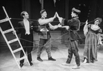 Members of the Mabou Mines group performing a scene from the NY Shakespeare Festival production of the play "Dead End Kids."