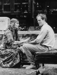 Actors John Lithgow and Christine Lahti in a scene from the Broadway production of the play "Division Street"