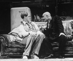 (L-R) Actors John Lithgow and Keene Curtis in a scene from the Broadway production of the play "Division Street"