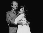 Actors Betsy Joslyn and Edmund Lyndeck in a scene from the Broadway production of the musical "A Doll's Life."