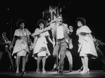 (L-R) Actors Sheryl Lee Ralph, Loretta Devine, Cleavant Derricks and Jennifer Holliday in a scene from the Broadway production of the musical "Dreamgirls.".