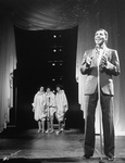 (L-R) Actors Sheryl Lee Ralph, Jennifer Holliday, Loretta Devine and Cleavant Derricks in a scene from the Broadway production of the musical "Dreamgirls.".