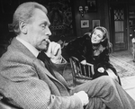 Actor Anne Bancroft and Max Von Sydow in a scene from the Broadway production of the play "Duet For One"