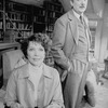 Actors Ellen Burstyn and Joseph Maher in a scene from the Broadway production of the play "84 Charing Cross Road"