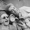 (L-R) Actors Alvin Epstein and Peter Evans in a scene from the Off-Broadway revival of the play "Endgame.".
