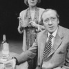 Actors Nicol Williamson and Frances Cuka in a scene from the Roundabout Theatre revival of the play "The Entertainer"