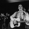 (L-R) Actress Patti LuPone as Eva Peron with Jack Neubeck and Mark Syers in a scene from the Broadway production of the musical "Evita.".