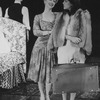 (L-R) Actresses Patti LuPone as Eva Peron and Jane Ohringer in a scene from the Broadway production of the musical "Evita.".