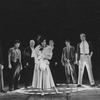 Actress Patti LuPone as Eva Peron (C) in a scene from the Broadway production of the musical "Evita.".