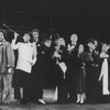 Actor Mandy Patinkin as Che Guevera (L) in a scene from the Broadway production of the musical "Evita.".