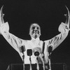 Actor Bob Gunton as Juan Peron in a scene from the Broadway production of the musical "Evita.".