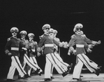 A scene from the Broadway production of the musical "Evita.".