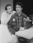 (R-L) Actors Michael Rupert and Stephen Bogardus in a scene from the Off-Broadway production of the musical "Falsettoland"