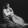 Actresses (L-R) Ellen Parker and Pamela Reed in a scene from the NY Shakespeare Festival production of the play "Fen".