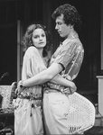 Actors Swoosie Kurtz and Jonathan Hogan in a scene from the Broadway production of the play "Fifth Of July.".