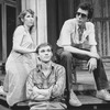 (L-R) Actors Joyce Reehling, Richard Thomas and Jonathan Hogan in a scene from the Broadway production of the play "Fifth Of July.".