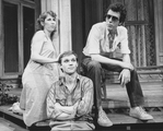 (L-R) Actors Joyce Reehling, Richard Thomas and Jonathan Hogan in a scene from the Broadway production of the play "Fifth Of July.".