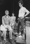 (L-R) Actors Richard Thomas, Joyce Reehling and Jonathan Hogan in a scene from the Broadway production of the play "Fifth Of July.".