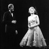 Actors John McMartin and Dorothy Collins in a scene from the Broadway production of the musical "Follies.".