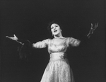 Actress Yvonne DeCarlo in a scene from the Broadway production of the musical "Follies.".