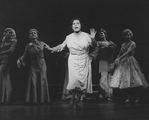 Actress Mary McCarty (C) in a scene from the Broadway production of the musical "Follies.".