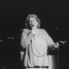 Actress Barbara Cook performing a number from the Lincoln Center concert revival of the musical "Follies.".