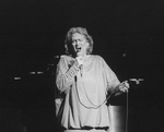 Actress Barbara Cook performing a number from the Lincoln Center concert revival of the musical "Follies.".