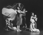 A scene from the Broadway production of the choreopoem "For Colored Girls Who Have Considered Suicide / When the Rainbow Is Enuf".