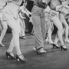 Those dancing feet in a scene from the Broadway production of the musical "42nd Street"