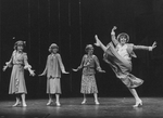 Actress Wanda Richert (R) in a scene from the Broadway production of the musical "42nd Street"