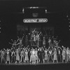 Entire cast in a scene from the Broadway production of the musical "42nd Street"