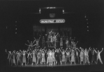 Entire cast in a scene from the Broadway production of the musical "42nd Street"