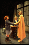 Annie, Miss Hannigan and Grace in a scene from the Toronto production of the musical "Annie."