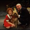 Annie, Sandy and Daddy Warbucks in a scene from the Toronto production of the musical "Annie."